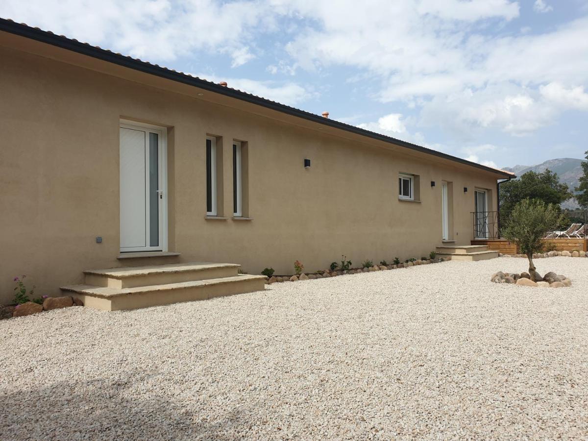 Domaine U Filanciu - Casa Ghjulia - Centru Di Corsica Villa Moltifao Buitenkant foto