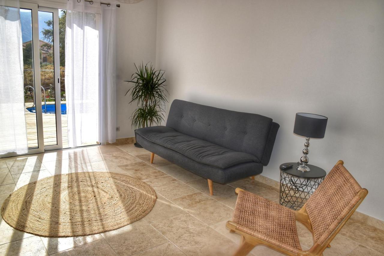 Domaine U Filanciu - Casa Ghjulia - Centru Di Corsica Villa Moltifao Buitenkant foto